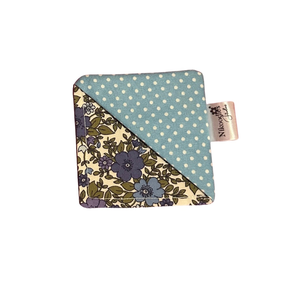 Harriet floral fabric corner bookmark