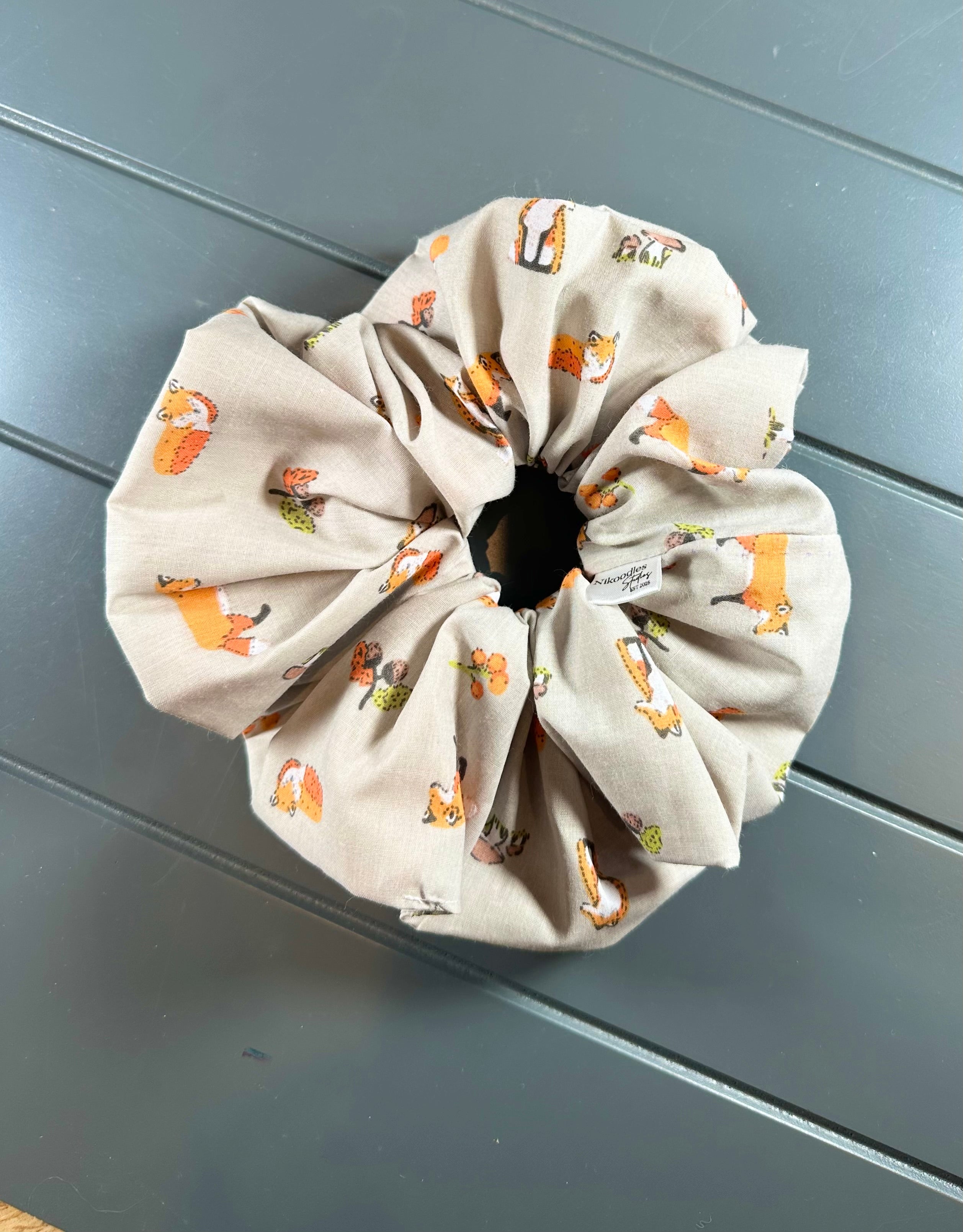 Fox and friend scrunchies
