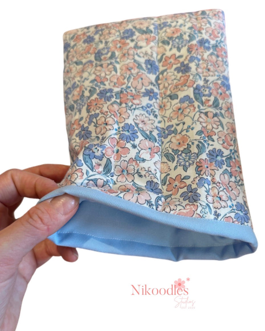 Olivia quilted book sleeve