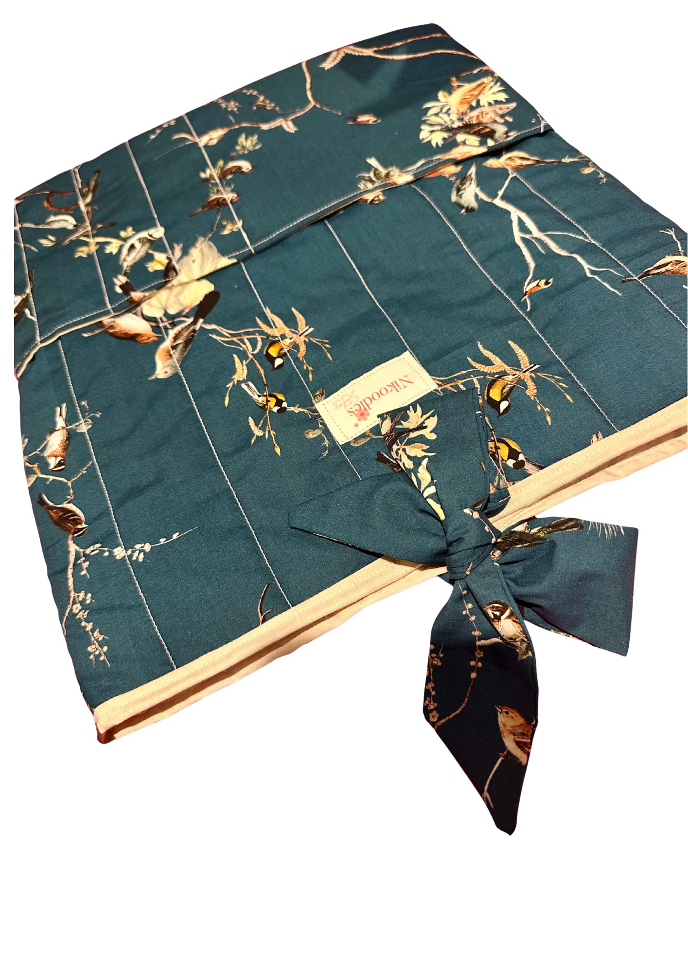 'A birds calling' quilted journal sleeve